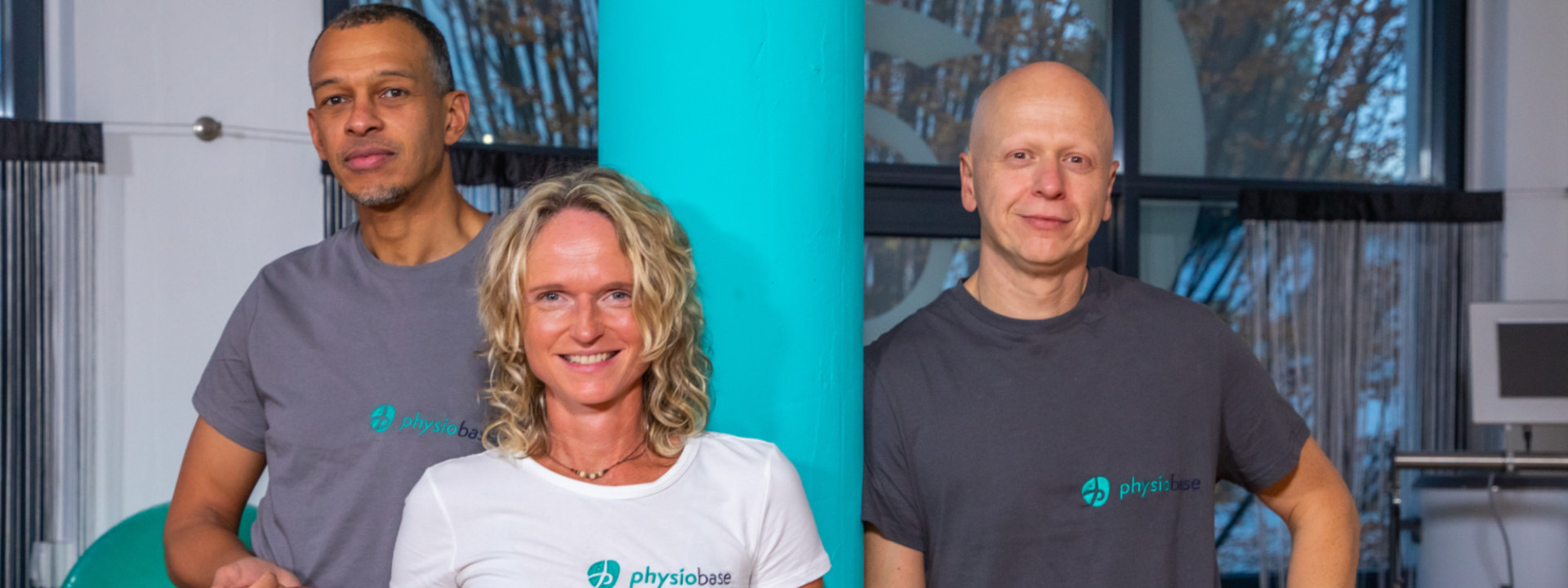 Drei Physiotherapeuten